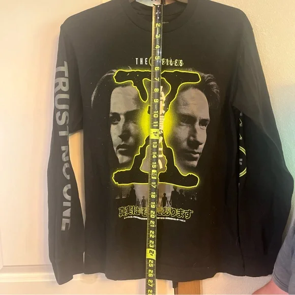 Rucking Fotten X-Files T-Shirt Longsleeve Medium Trust No One - Picture 2 of 7